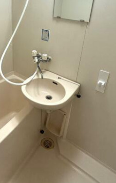 調布市小島町１丁目の賃貸マンションの洗面所