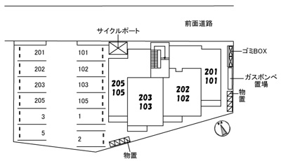 【区画図】 | シャーメゾン祇園