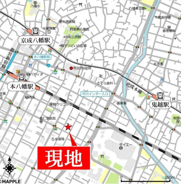 South　Woodの地図