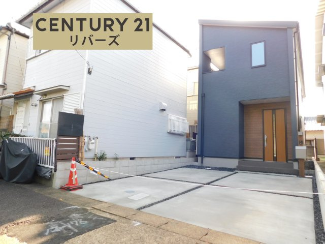 名古屋市西区大野木４丁目の新築一戸建の外観|◇限定一棟◇　　新価格！！いつでもご案内出来ます♪（お問合せ当日、平日、水曜、夜間もＯＫ）　広いＬＤＫ１９．０帖！！　駐車並列２台可能♪　敷地３９．３５坪！　南に庭付き♪