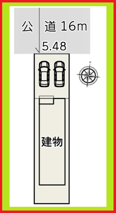 名古屋市西区大野木４丁目の新築一戸建の区画図|◇区画図◇