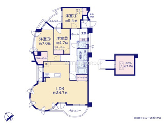 【間取り】 | サンシティ稲熊