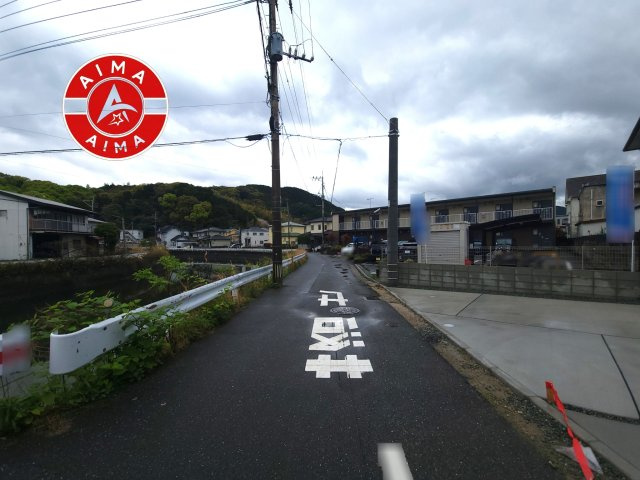 福岡市西区今宿東3丁目第1-1棟（1号棟）の前面道路含む現地写真|前面道路です。