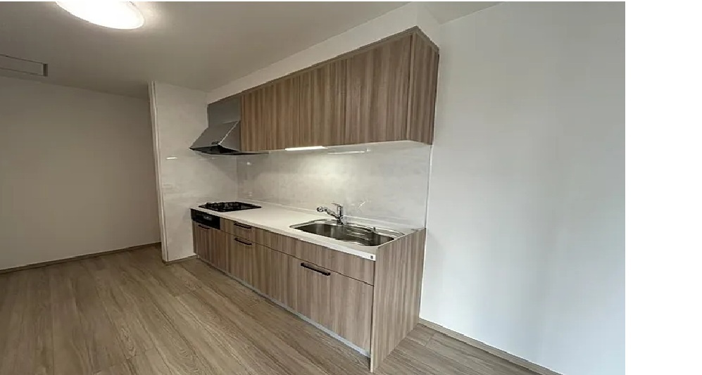 八代市鏡町下有佐戸建のキッチン