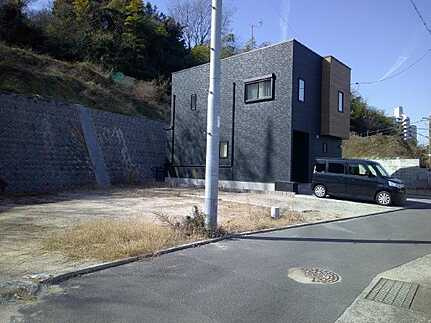 矢野西3丁目の前面道路含む現地写真