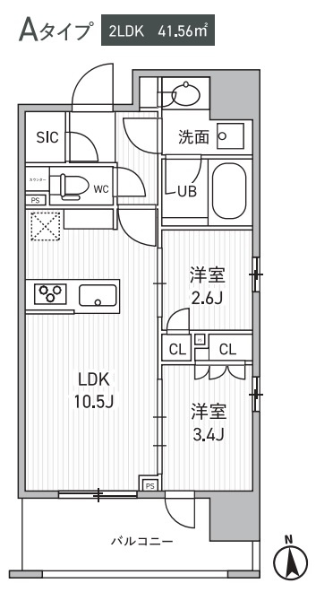 シーズンフラッツ新御徒町イーストの間取り