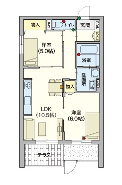 （シニア限定）Magnoliaの間取り|シニアに優しい充実した設備
