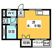 パインハイツ青山の間取り