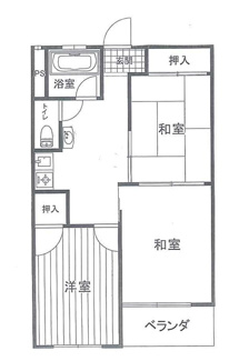 【間取り】 | 桃山台コーポラス