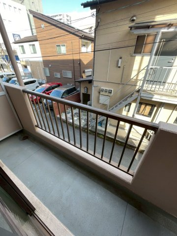 カーサ櫛原のバルコニー
