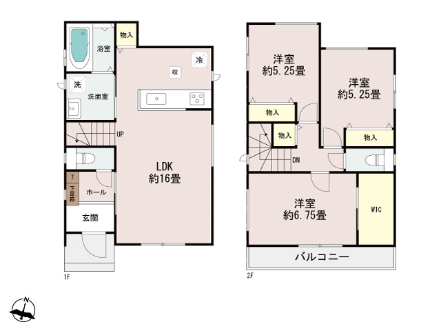 南区曽池町2丁目｜名古屋市の戸建ならホームアップの間取り