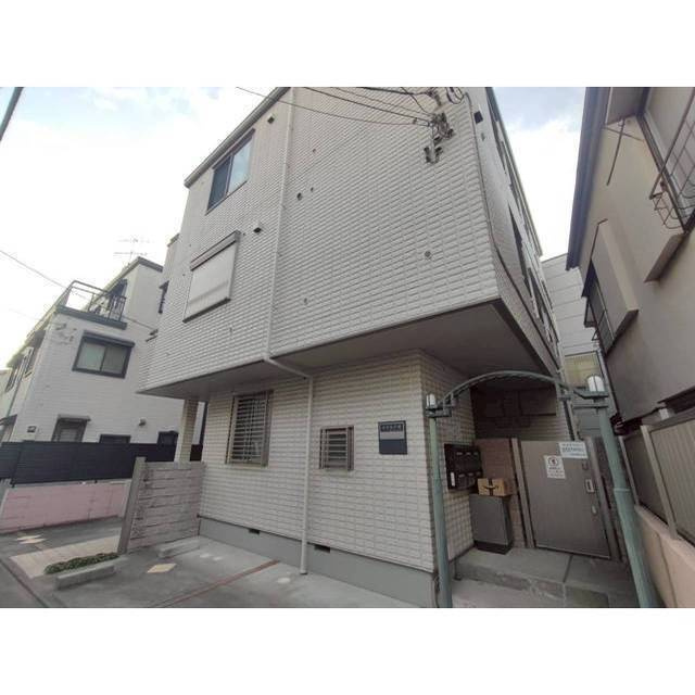 板橋区大谷口１丁目のアパートのエントランス