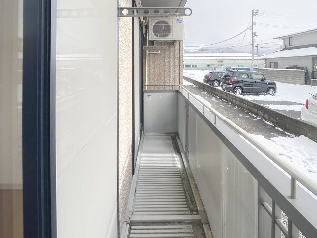 プレステージ上町Bのバルコニー