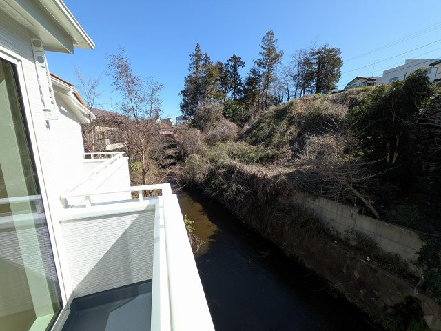 八王子市　寺田町　新築一戸建て　２期の展望|～裏面には家が無く、外部からの視線も気になりません～