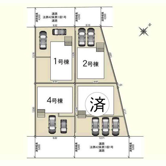 【区画図】 | 新築一戸建て「松田町松田惣領第25」