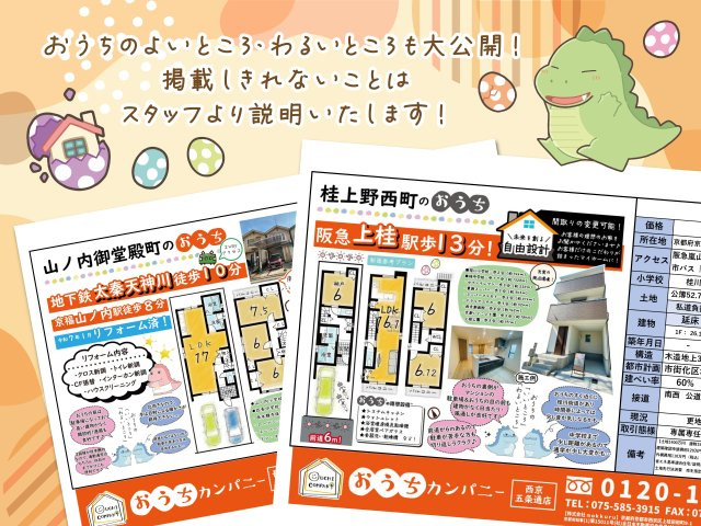 桂上野西町　建築条件無土地のその他|資料請求だけでも大歓迎！