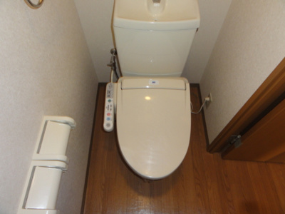 【トイレ】 | コーポ花水木 | シャワー付トイレ