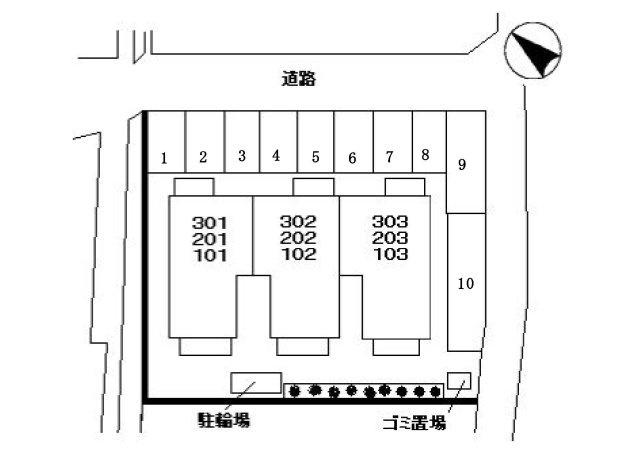 スクウェアガーデン緑井の駐車場|駐車場