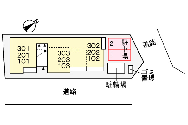セレーノ大宮の駐車場|駐車場