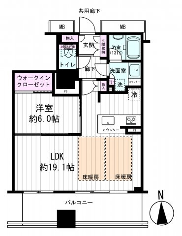 【間取り】 | プレサンスレジェンド堺筋本町タワー