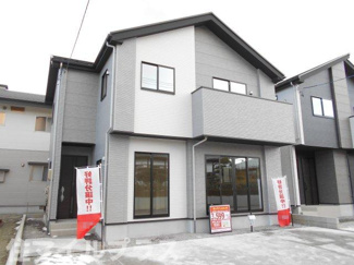 【外観】 | 郡山市八山田6丁目新築一戸建て2棟 | 外観は落ち着いています