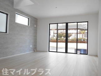 【居間・リビング】 | 郡山市八山田6丁目新築一戸建て2棟 | 使いやすい居間です