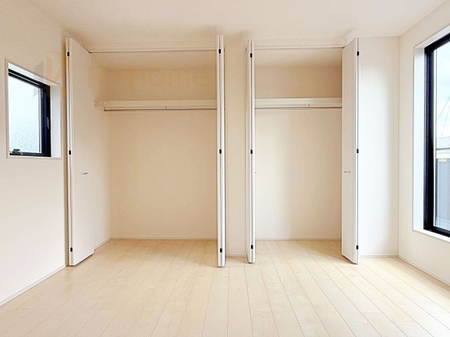 小美玉市羽鳥13期　新築戸建て　5号棟の収納|2階は全居室収納スペースを設置！
充分な容量で居住空間もスッキリ♪