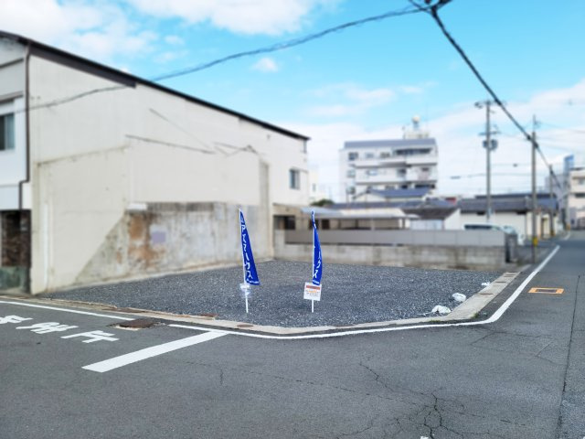 ライフフィールド中之島1区画（1856-1・1856-2）の前面道路含む現地写真