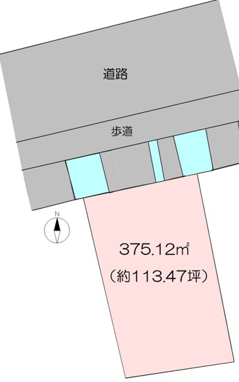 【土地図】 | 売地　高知市大川筋２丁目　＠48.31