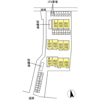 【区画図】 | ルミエールドエスポワール2(ルミエールドエスポワールツー)