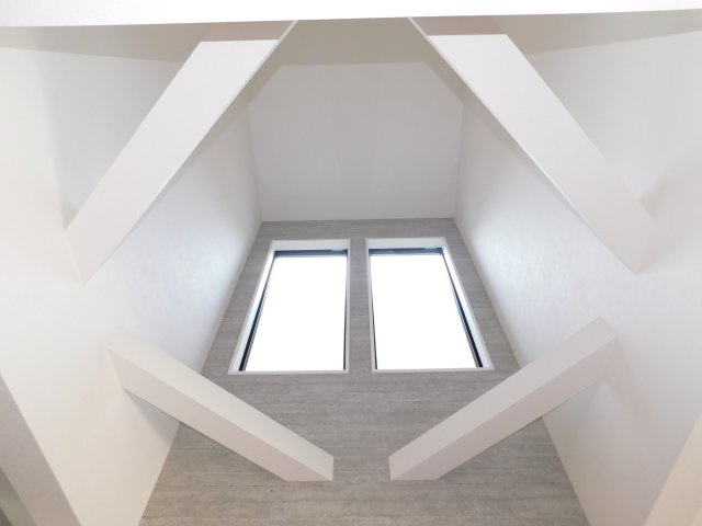 名古屋市西区花原町1期の居間・リビング|◇吹抜け◇　　リビング上部吹抜け♪