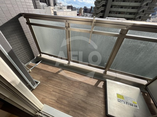 エステムコート難波WEST-SIDEⅢドームシティのバルコニー|エステムコート難波WEST-SIDEIIIドームシティ　バルコニー
