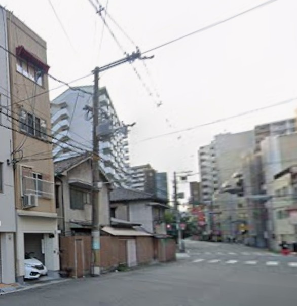 日本橋西　店舗・事務所用土地の前面道路含む現地写真