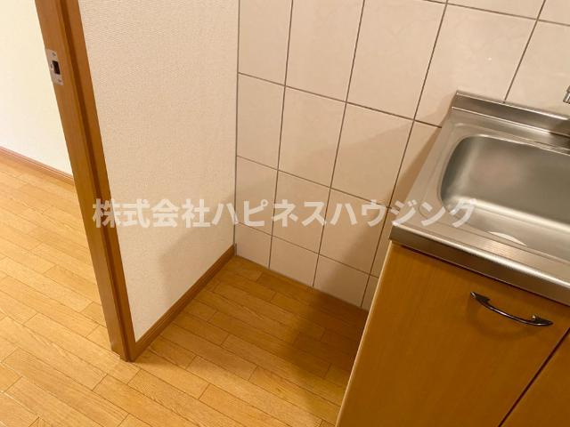 ピアリープレイスの収納|冷蔵庫置き場