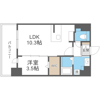 【間取り】 | Louis Residence 弁天町