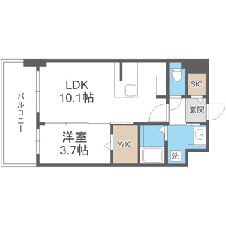 【間取り】 | Louis Residence 弁天町