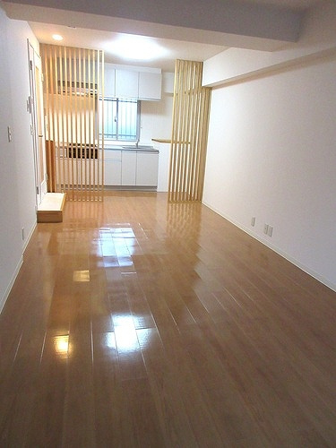 マンション勝どきの居間・リビング|LDK 　※前回募集時2021年6月撮影