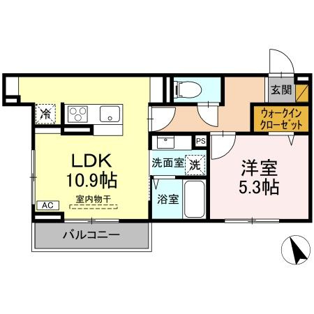 セレウィータ栄町の間取り