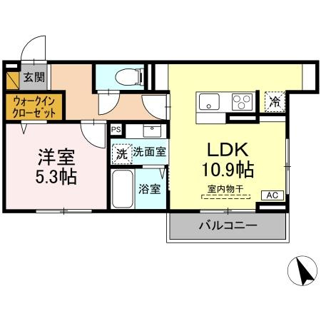 セレウィータ栄町の間取り