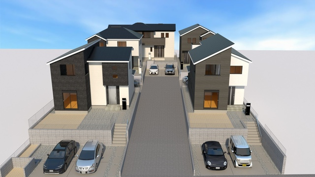 【外観パース】 | 我孫子市青山第1期　新築戸建　1号棟 | お近くの同仕様物件もご案内できます(*^^)v
お気軽にお問い合わせください☆