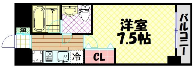 【間取り】 | №77NAMBA