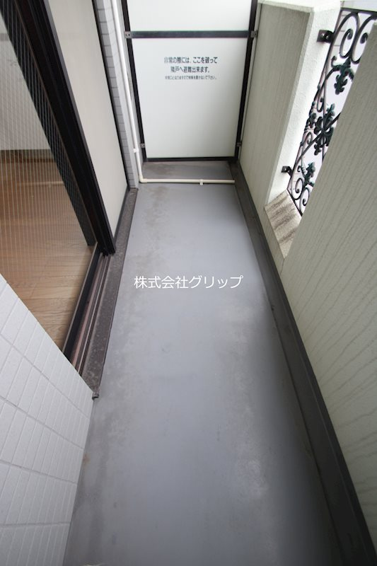 グリフィン横浜・反町公園のバルコニー