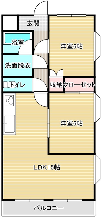 APEX高嶋の間取り