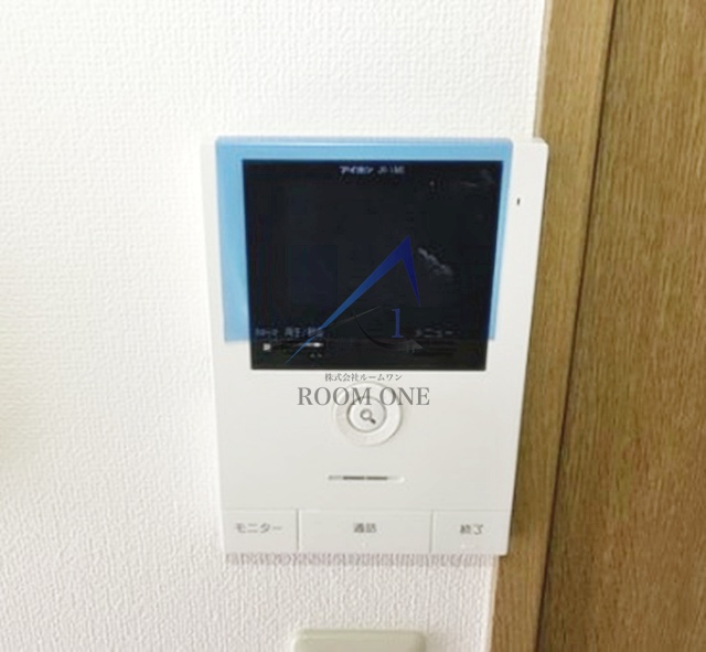 グレイス代々木のセキュリティ|モニター付きインターホンです。