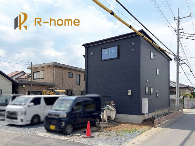 第3土浦市並木　新築戸建て　1号棟の外観|ご予約を頂ければ、『平日』はもちろん『早朝』や『夜間』もご見学可能です♪お気軽にお申し付けください♪