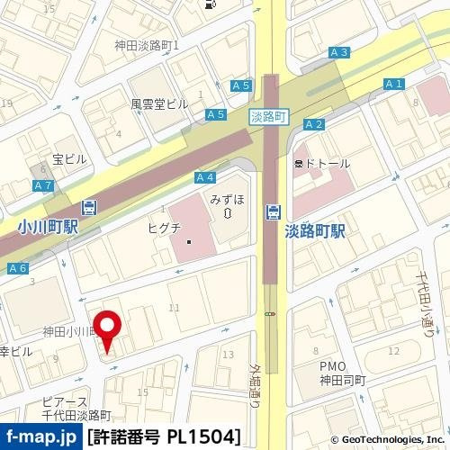 ローレルアイ千代田淡路町の地図