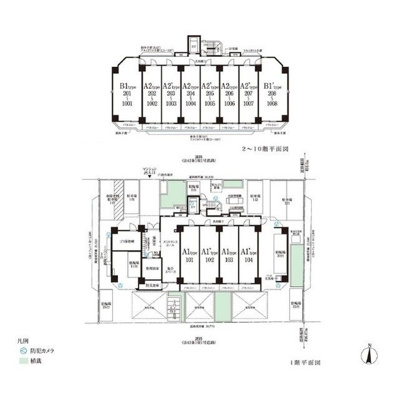 【区画図】 | プレール・ドゥーク両国Ⅳ