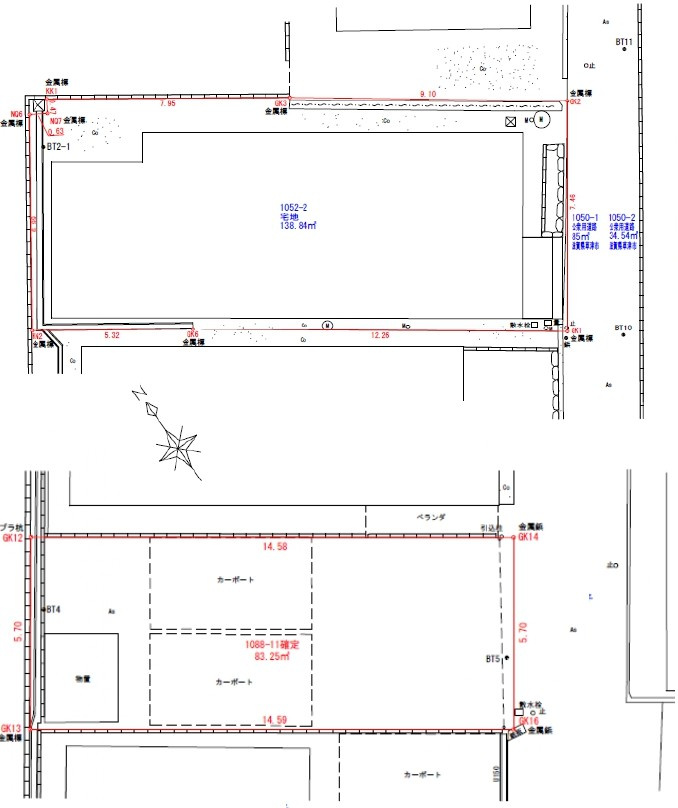 草津市草津2丁目　建築条件無し売土地