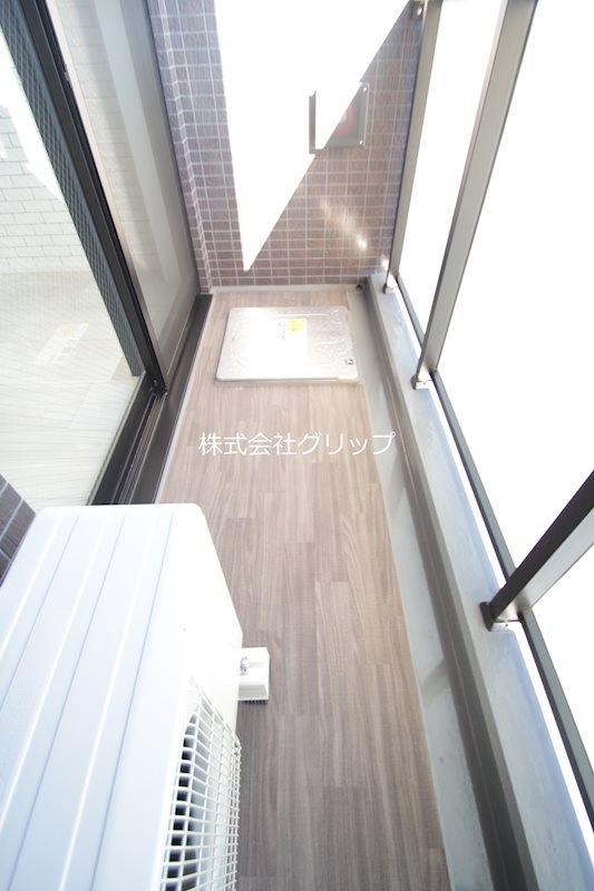 Le'a横濱プレステージのバルコニー