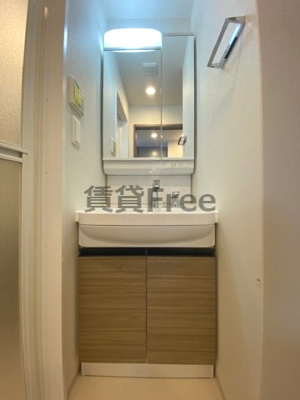 【独立洗面台】 | レジュールアッシュ天王寺舟橋　仲介手数料無料